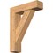 Ekena Millwork Traditional Craftsman Smooth Bracket w/ Offset Brace, Western Red Cedar, 7 1/2"W x 28"D x 36"H BKT0806X28X36TRA04SWR - alternate 1